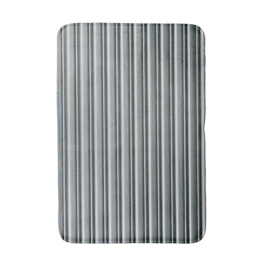 Moderne metalen badmat – strak en gestructureerd (Voorkant Verticaal)