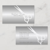 Moderne metalen bekleding visitekaartje (Voorkant / Achterkant)