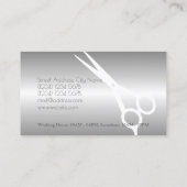 Moderne metalen bekleding visitekaartje (Achterkant)