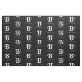Moderne metalen monogram (B) Stof (Fat Quarter)