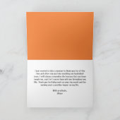 Moderne Metallic Ball Bedankt Coach Kaart (Binnen)