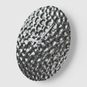 Moderne Metallic Golf Ball Textuur Grote Klok (Hoek)