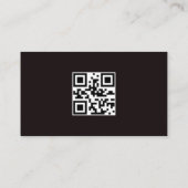 Moderne Metallic Zilver Look Eenvoudige Bouw Visitekaartje (Achterkant)