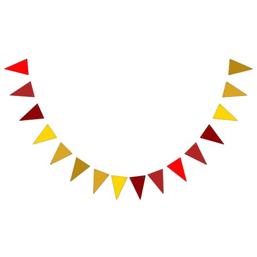 Moderne Metallics Christmas Gradient Bunting Flags Vlaggetjes (Alle)