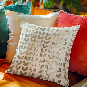 Moderne metallische gouden patronen - glimlachen kussen