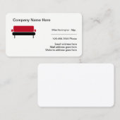 Moderne meubelthema visitekaartje (Voorkant / Achterkant)