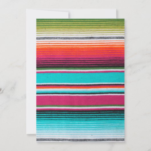 Moderne Mexicaanse feestdag Kaart (Achterkant)