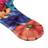 Moderne Mexicaanse Fiesta Floral Black Ingesteld Snijplank (Hoek)