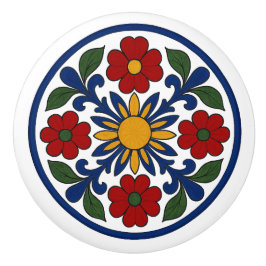 Moderne Mexicaanse Talavera Folk Art Keramische Kn Knop