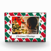 Moderne MEXICO FLAG-kerstkeepomwille Fotoblokken (Voorkant)