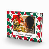 Moderne MEXICO FLAG-kerstkeepomwille Fotoblokken (Rechts)