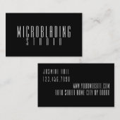 Moderne microblading, Eyebrows, Permanente Makeup Visitekaartje (Voorkant / Achterkant)