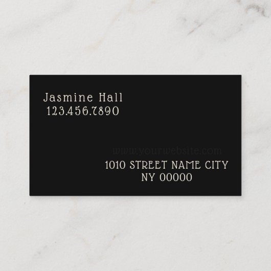 Moderne microblading, Eyebrows, Permanente Makeup Visitekaartje (Achterkant)