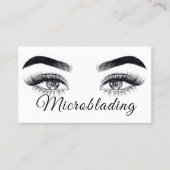 Moderne microblading, Eyebrows, Permanente Makeup Visitekaartje (Voorkant)