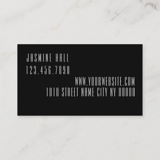 Moderne microblading, Eyebrows, Permanente Makeup Visitekaartje (Achterkant)