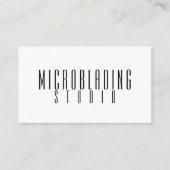 Moderne microblading, Eyebrows, Permanente Makeup Visitekaartje (Voorkant)