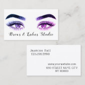 Moderne microblading, Eyebrows, Permanente Makeup Visitekaartje (Voorkant / Achterkant)