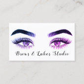 Moderne microblading, Eyebrows, Permanente Makeup Visitekaartje (Voorkant)