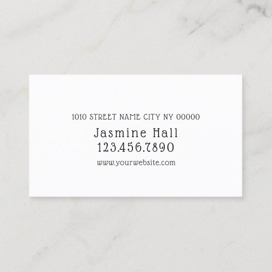 Moderne microblading, Eyebrows, Permanente Makeup Visitekaartje (Achterkant)