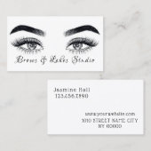 Moderne microblading, Eyebrows, Permanente Makeup Visitekaartje (Voorkant / Achterkant)