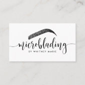 Moderne microblading visitekaartje (Voorkant)