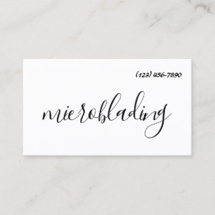 Moderne Microblading , Wenkbrauwen, Permanente Ma Visitekaartje