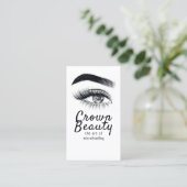 Moderne Microblading , Wenkbrauwen, Permanente Mak Visitekaartje (Staand voorkant)