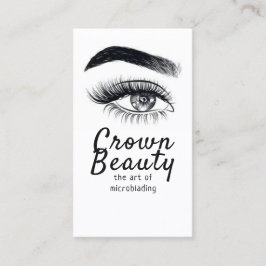Moderne Microblading , Wenkbrauwen, Permanente Mak Visitekaartje
