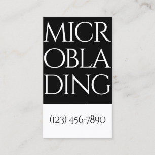 Moderne Microblading , Wenkbrauwen, Permanente Mak Visitekaartje