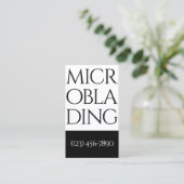 Moderne Microblading , Wenkbrauwen, Permanente Mak Visitekaartje (Staand voorkant)