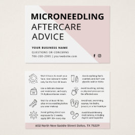Moderne Microneedling Advies in Zachte Blush Visitekaartje