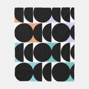 Moderne Mid Century Geometrisch Fleece Deken