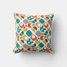 Moderne Mid Century Geometrische Kleurrijke Retro