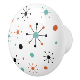 Moderne Mid Century Retro Atomische Abstracte Keramische Knop