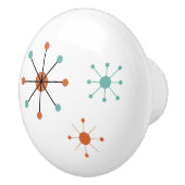 Moderne Mid Century Retro Atomische Abstracte Keramische Knop (Rechts)