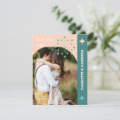 Moderne mid-century Retro foto slaat de datum op (Staand voorkant)