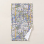 Moderne Mid-Century Stijl Berkenbos Patroon Bad Handdoek (Handdoek)