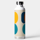 Moderne Mid-Century Vormen - Gepersonaliseerde Naa Waterfles (Links)