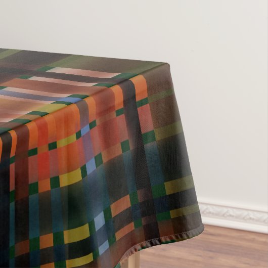 Moderne midcentury Madras Tafelkleed (Voorbeeld)
