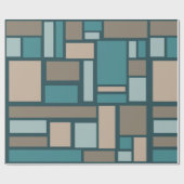 moderne, middeleeuwse, moderne, abstracte middelee cadeaupapier (Vlak)