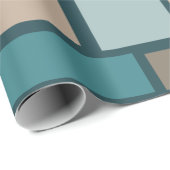 moderne, middeleeuwse, moderne, abstracte middelee cadeaupapier (Rol Hoek)