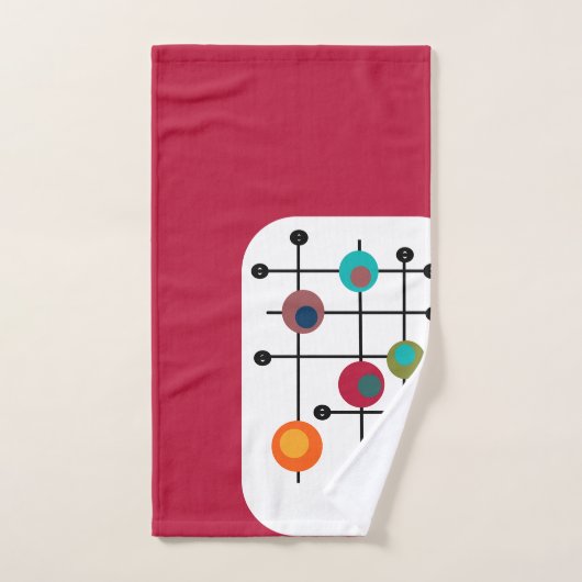 Moderne middeleeuwse rechthoek bad handdoek (Handdoek)