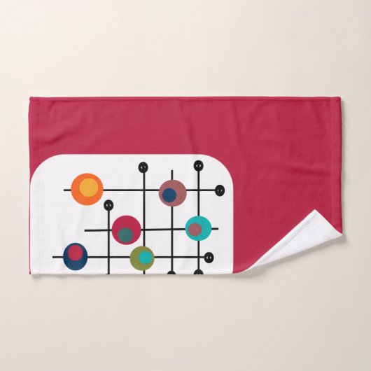 Moderne middeleeuwse rechthoek bad handdoek (Handdoek)