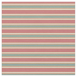 Moderne middeleeuwse strepen l Bourgogne Turquoise Stof