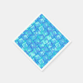 Moderne, middelgrote spiraaltjes - aqua multi servet (Hoek)