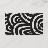 Moderne Midden eeuw Grunge Arch Chic Visitekaartje (Voorkant)