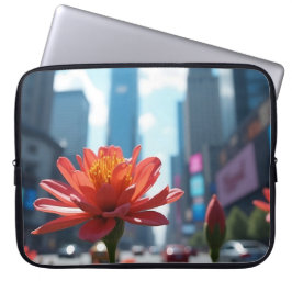 Moderne Midden op de Dag Midtown Bloom 15' Laptop Sleeve