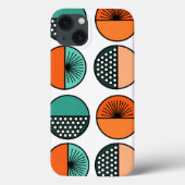Moderne middencirkelhalven Case-Mate iPhone case (Achterkant)
