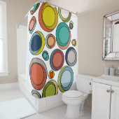 Moderne middeneeuwen douchegordijn (In situ)