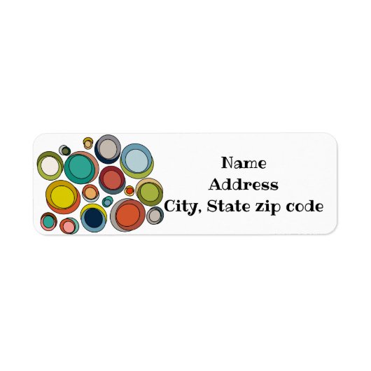 Moderne middeneeuwen etiket (Voorkant)